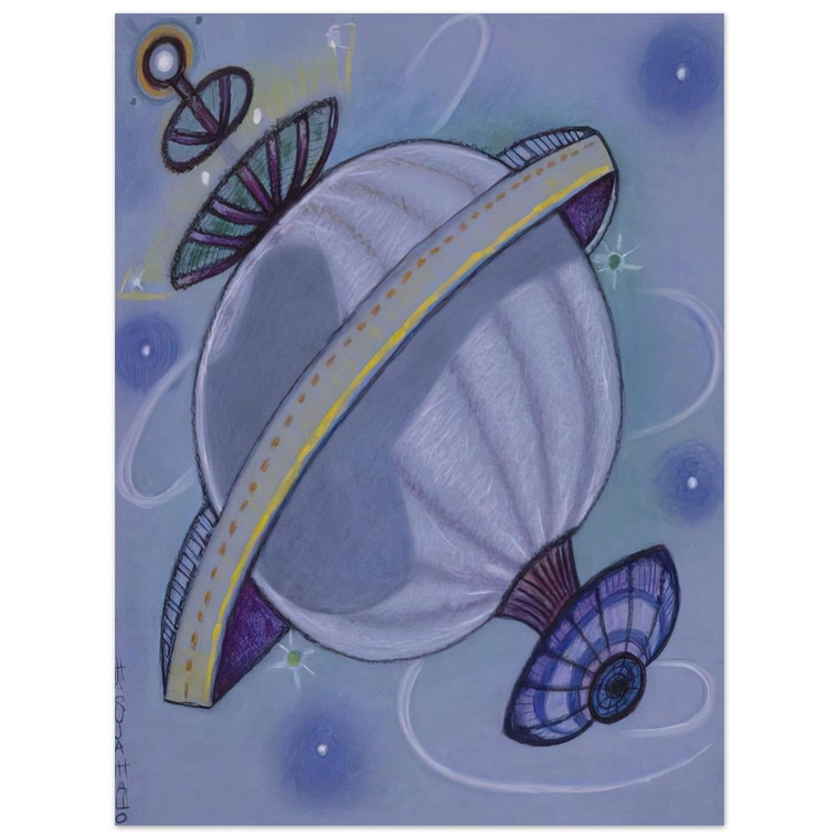 Maruja Mallo  Viajeros Del Eter  1988 Aluminum Print