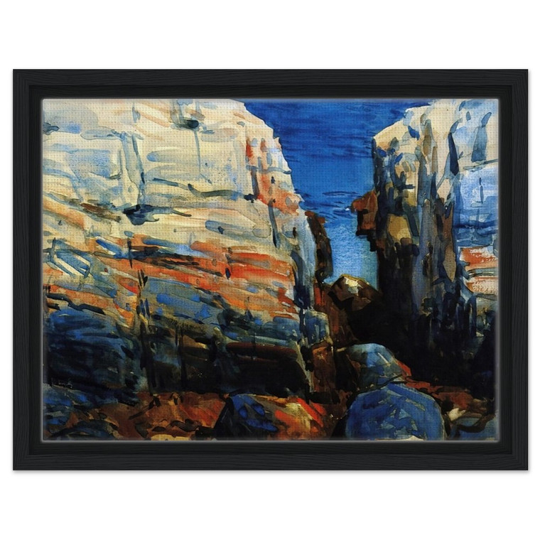 Childe Hassam  The Gorge Appledore Framed Canvas