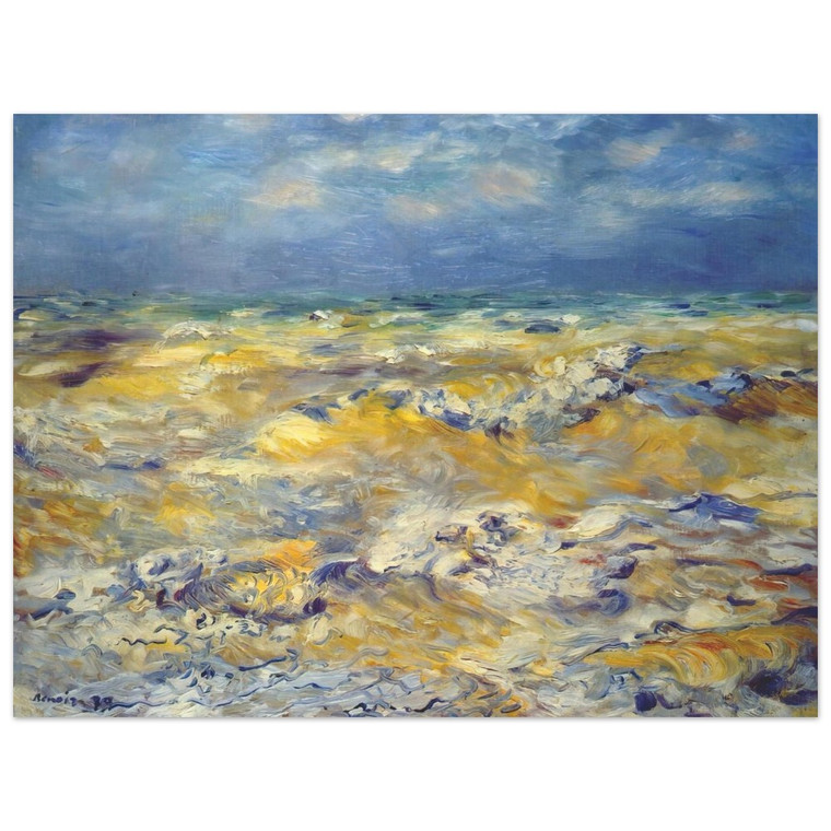 PierreAuguste Renoir  Seascape near berneval Aluminum Print