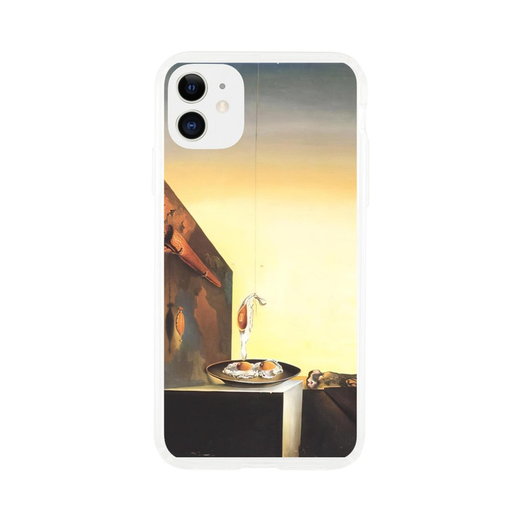 Salvador Dali - EGGS ON PLATE WITHOUT THE FLAT Clear case