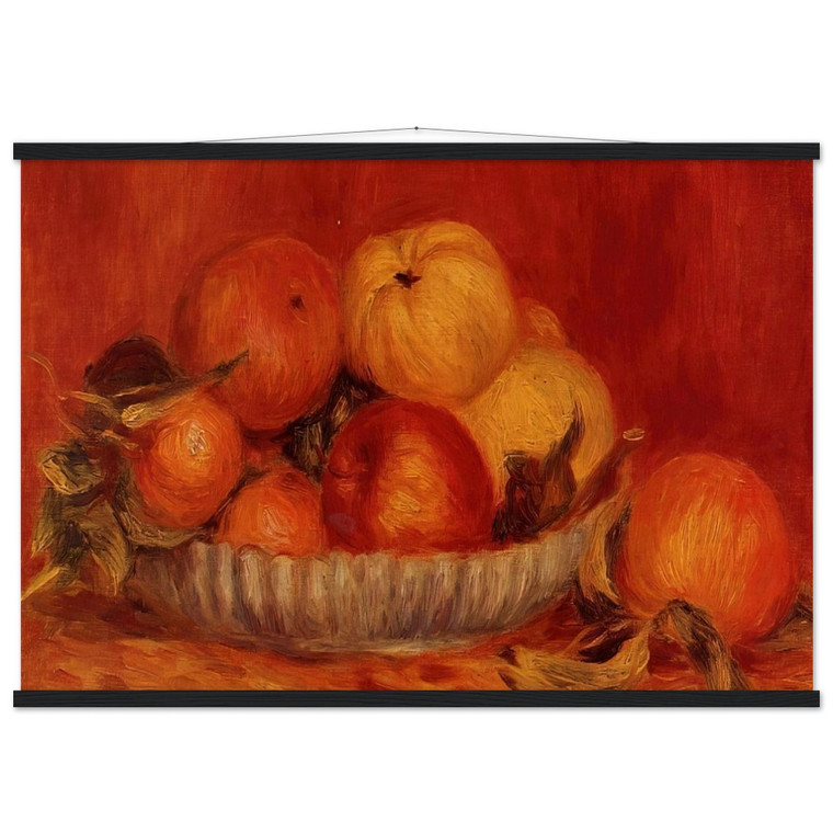 Renoir Still Life with Apples and Oranges Matte Poster with Hanger