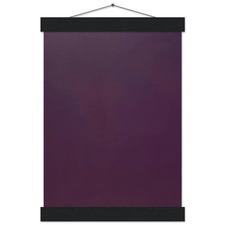 Fernand Leduc Microchromie 70 ZL violet dEgypte Museum Matte Poster with Hanger