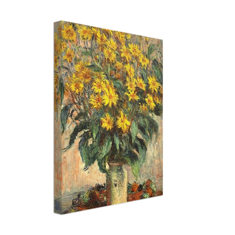 claude monet  Jerusalem Artichokes Canvas