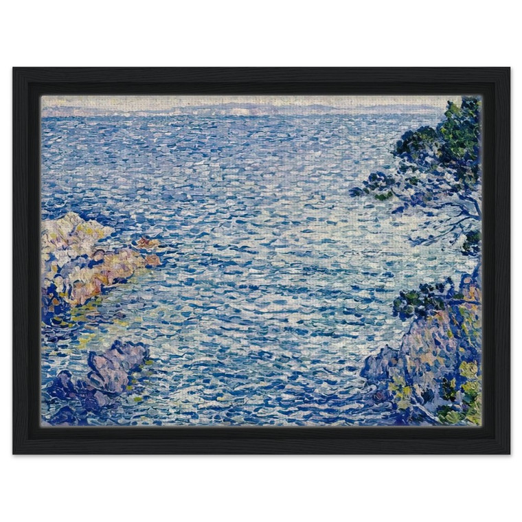 Theo van Rysselberghe  THE POINT OF ROSSIGNOL 1904 Framed Canvas