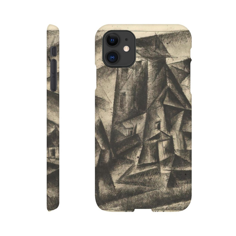 Lyonel Feininger - THE VILLAGE OF LEGEFELD I DORF LEGEFELD I 1916 Slim case