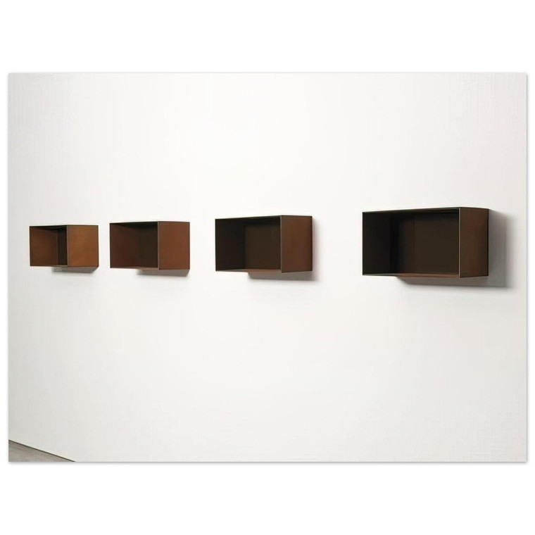 Donald Judd  Untitled 909 Donaldson  1990 Aluminum Print