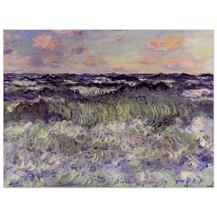 claude monet  Sea Study Wood Print