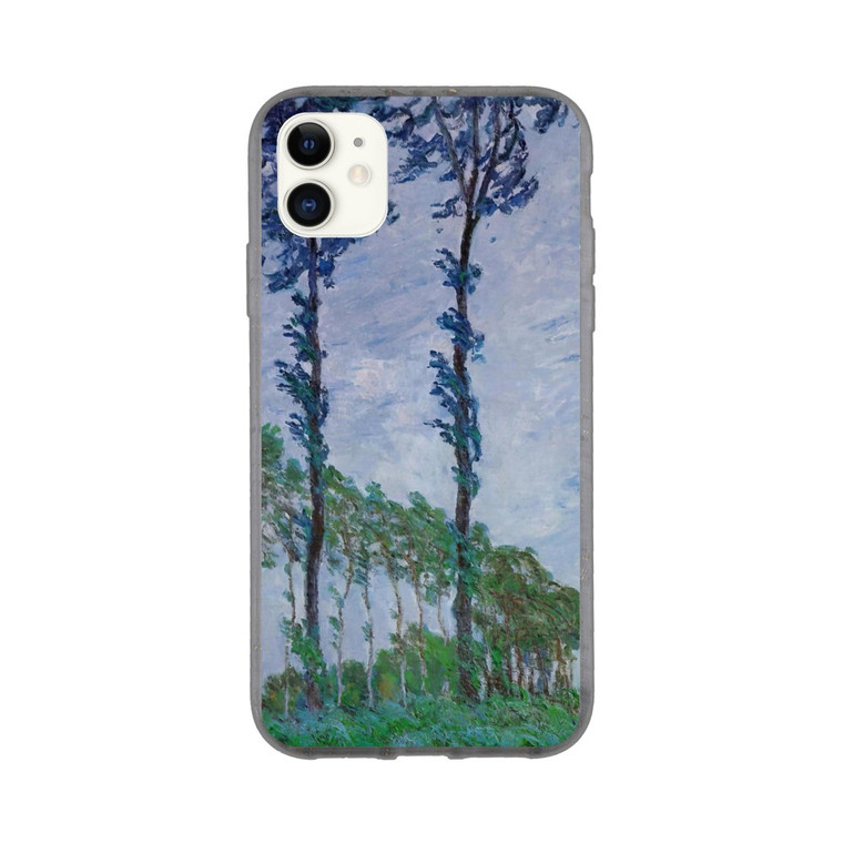 claude monet - Poplars Wind Effect Bio case