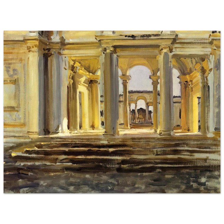 John Singer Sargent  Villa Papa Giulla Aluminum Print