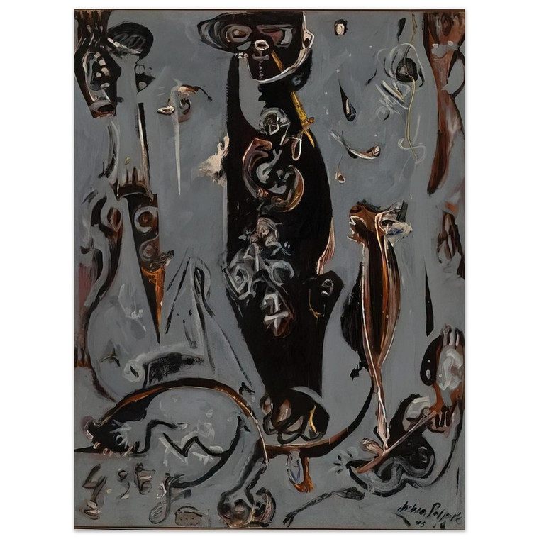 Jackson Pollock  TOTEM LESSON 2 1945 Aluminum Print