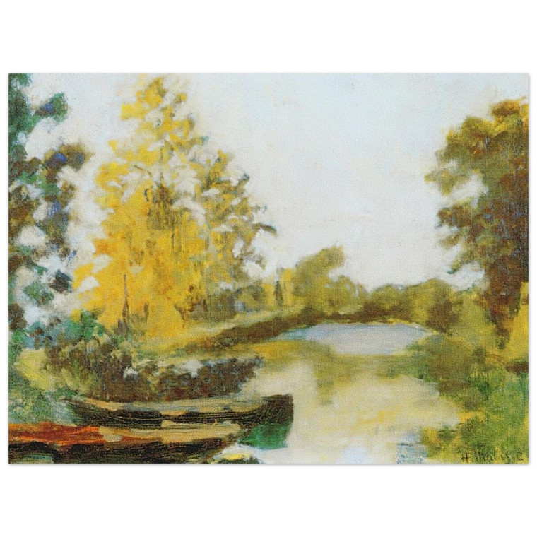 Henri Matisse  BANKS OF THE CANAL 1903 Aluminum Print