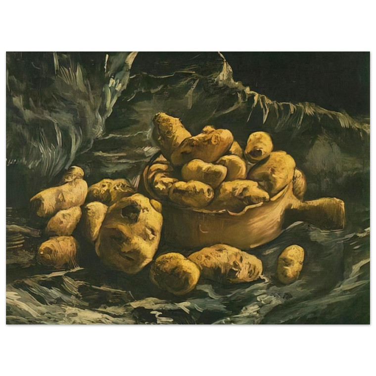 Vincent van Gogh  Still life with an Earthern bowl and potatoes Wood Print