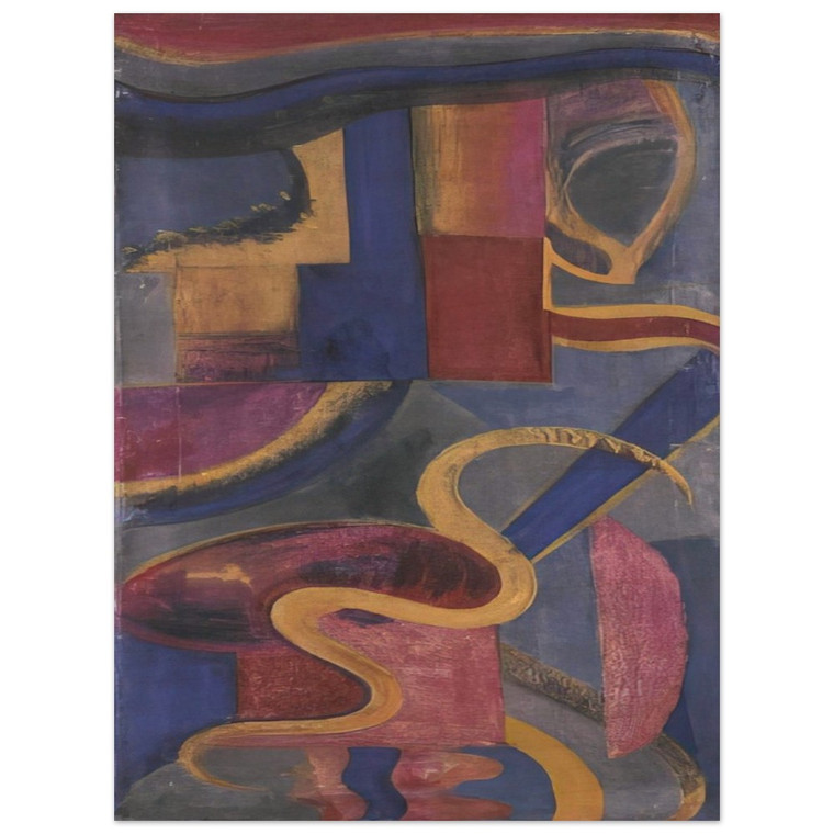 Julius Evola  Composizione Dada  Abstract Art Wood Print