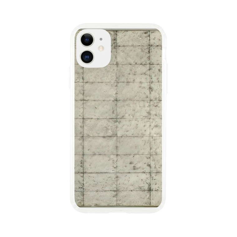 Brice Marden - Untitled Black and Cream Grid - 1964 Clear case