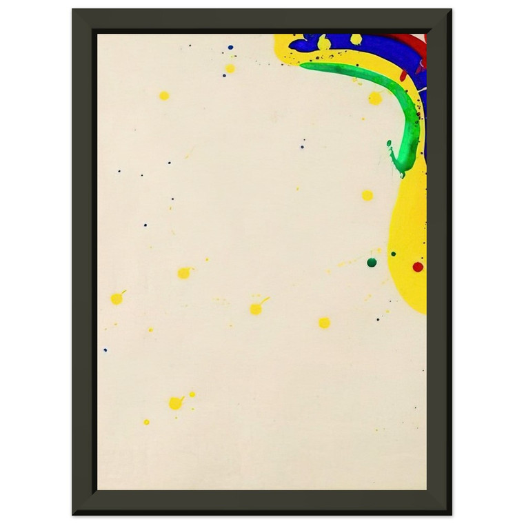 Sam Francis  Untitled  SF64062  Premium Metal Framed Art Print / Poster