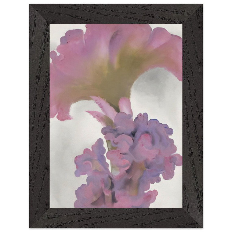 Georgia OKeeffe  Coxcomb Premium Wooden Framed Art Print / Poster