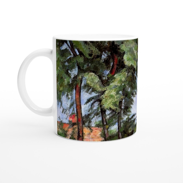 Paul Cezanne - Tall Trees at the Jas de Bouffan Ceramic Mug