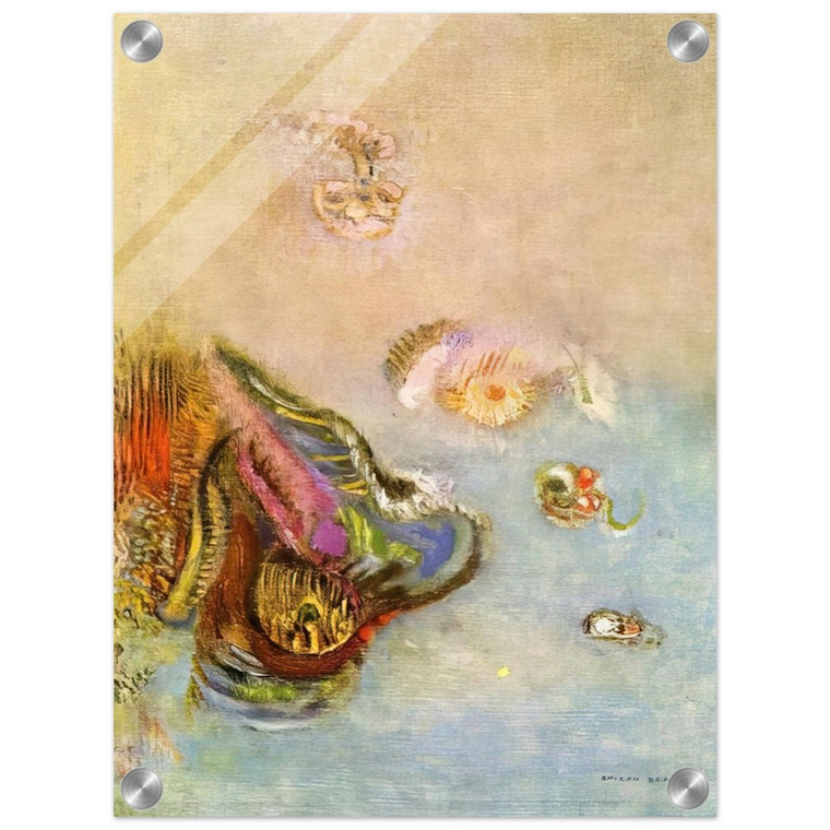 Odilon Redon  ANIMALS OF THE SEA 1910 Acrylic Print