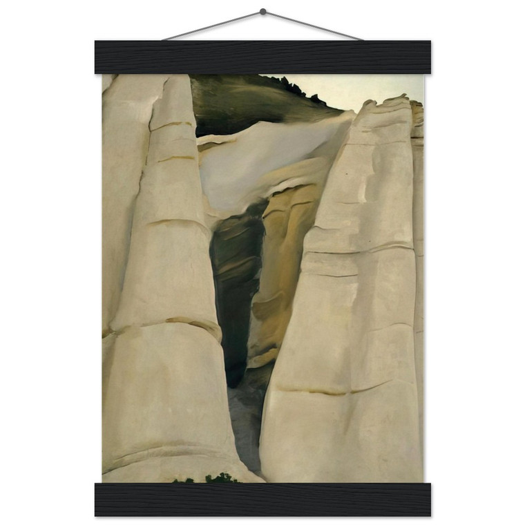 Georgia OKeeffe From the White Place Matte Paper Poster with Hanger