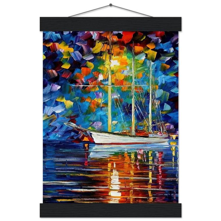 Leonid Afremov  Leonid Afremov N31 Museum-Quality Matte Paper Poster with Hanger