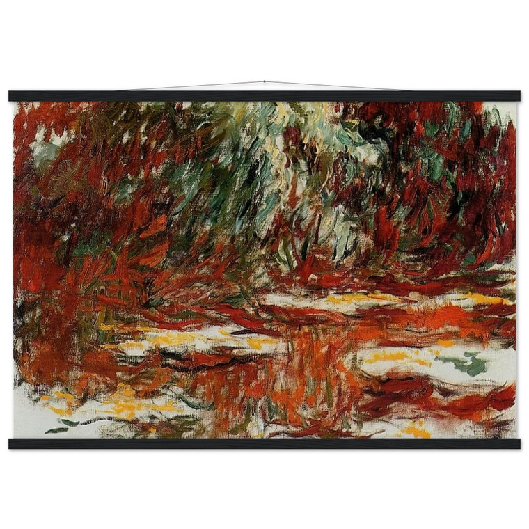 claude monet  Water Lily Pond Museum-Quality Matte Paper Poster with Hanger