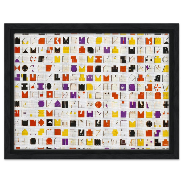 Lygia Pape  Book of Time  1961 Framed Canvas