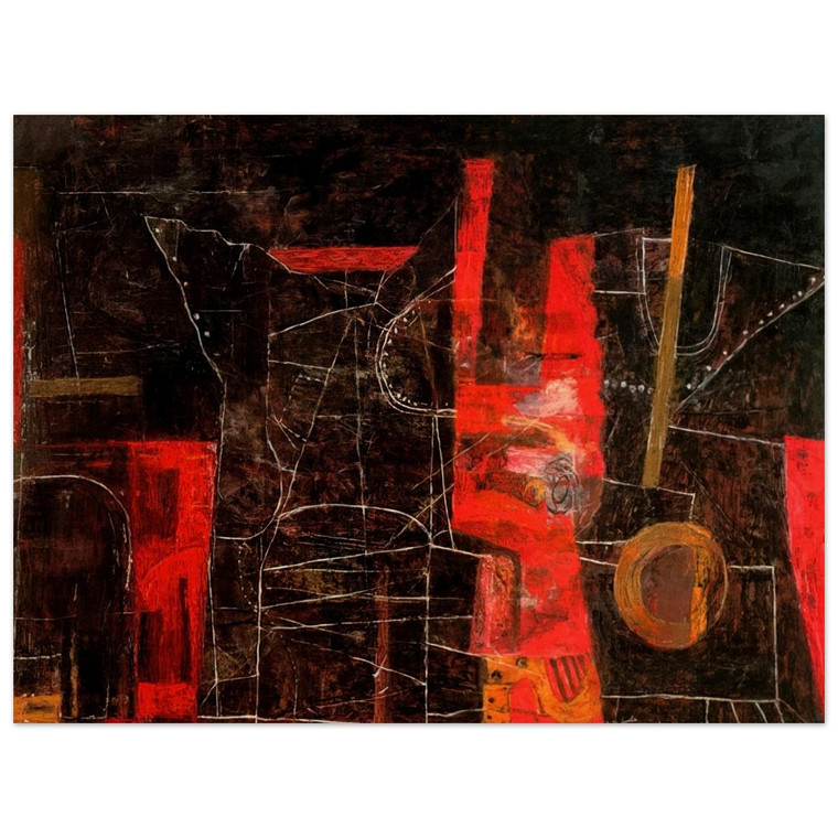 Philip Guston  THE TORMENTORS 1948 Wood Print