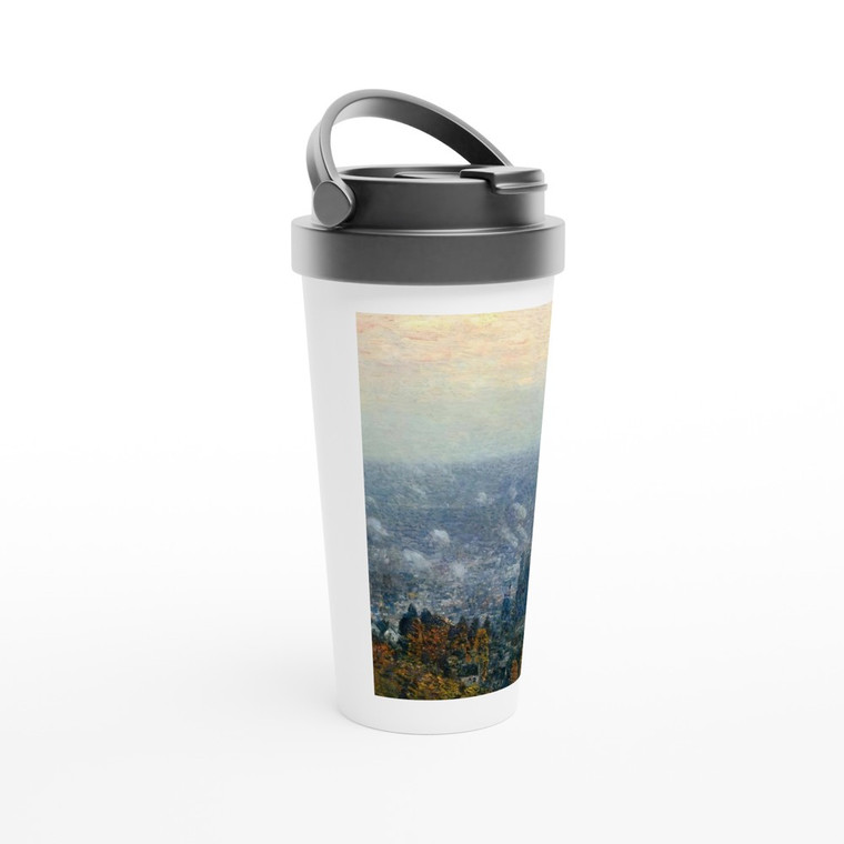 Childe Hassam - Mount Hood and the Valley of the Willamette Travel Mug