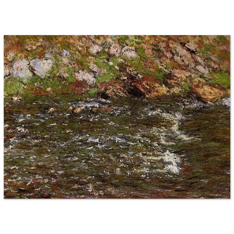 Monet Torrent of Petite Creuse Fresselines Fine Art Poster / Art Print