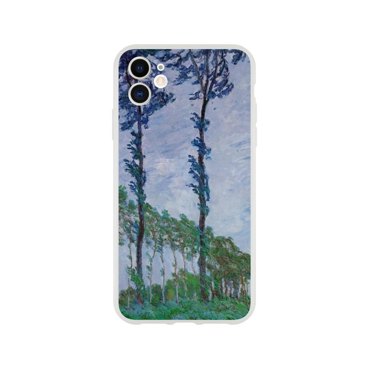 claude monet - Poplars Wind Effect Flexi case