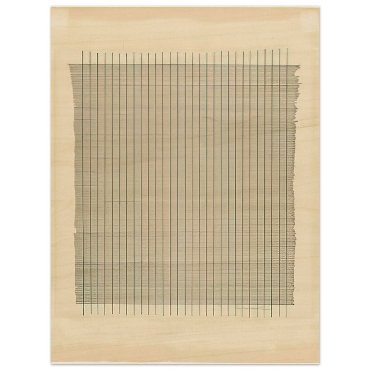 Agnes Martin  Tremolo Wood Print