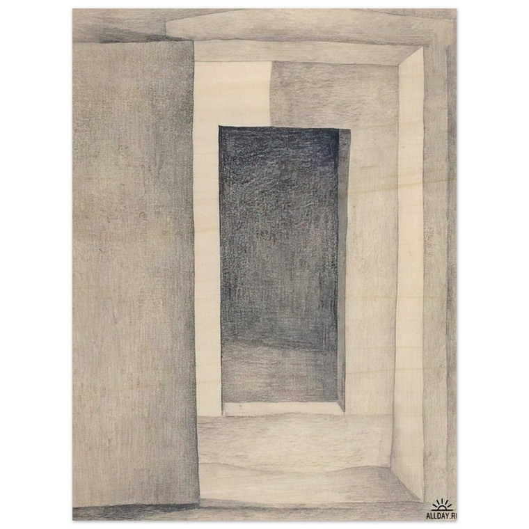 Georgia OKeeffe  Patio Door Wood Print