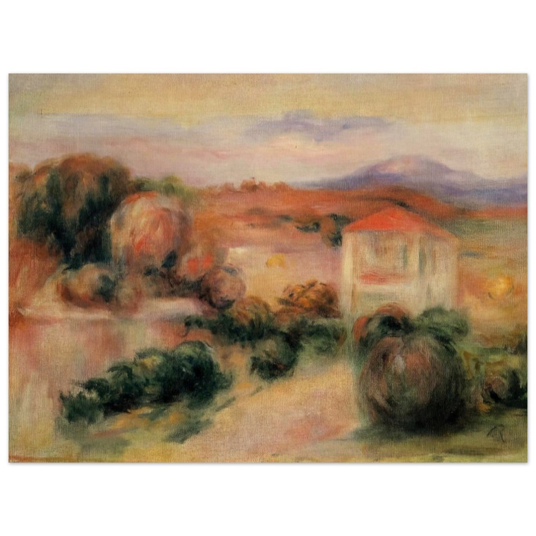 PierreAuguste Renoir  White Houses Wood Print