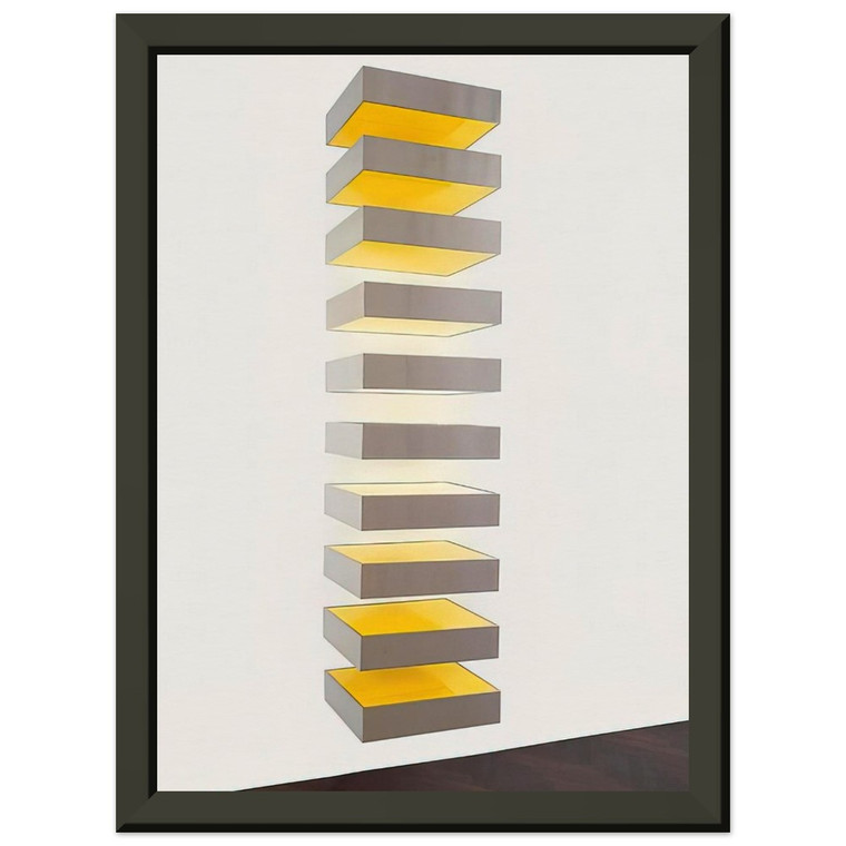 Donald Judd Untitled Bernstein 8052 1980 Metal Framed Art Print