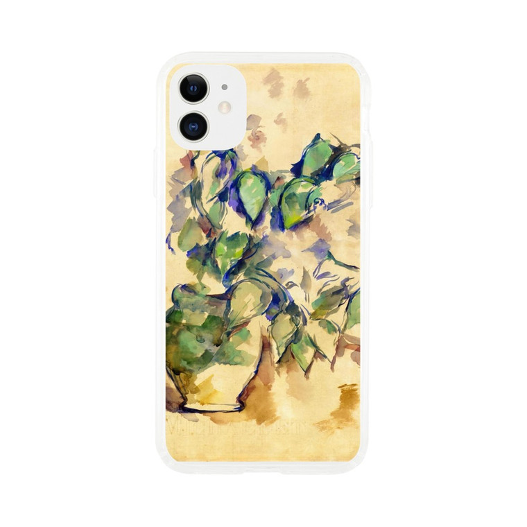Paul Cezanne - Leaves in a Green Pot Clear case