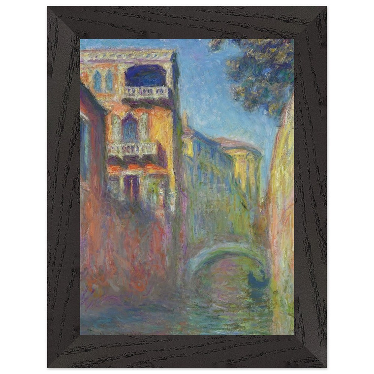 Claude Monet Venice Santa Salute Premium Wooden Framed Art Print / Poster