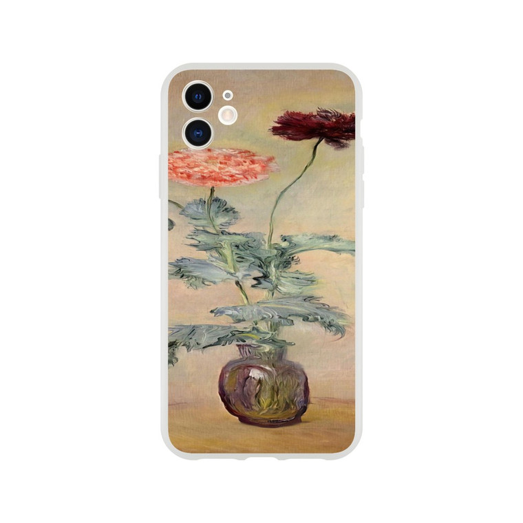 claude monet - Red and Pink Poppies Flexi case