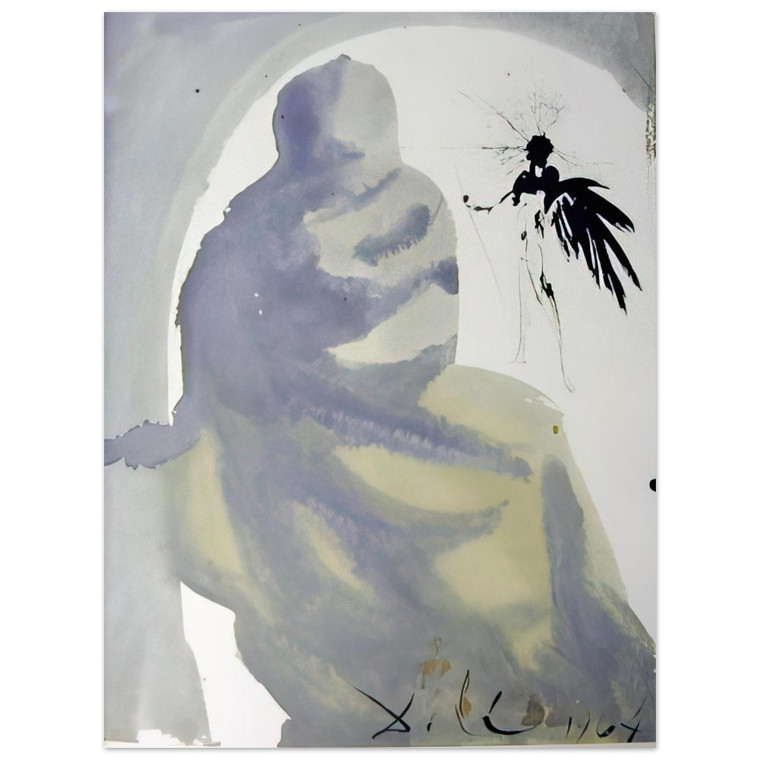 Salvador Dali  SEDUXISTI ME DOMINE 1967 Aluminum Print