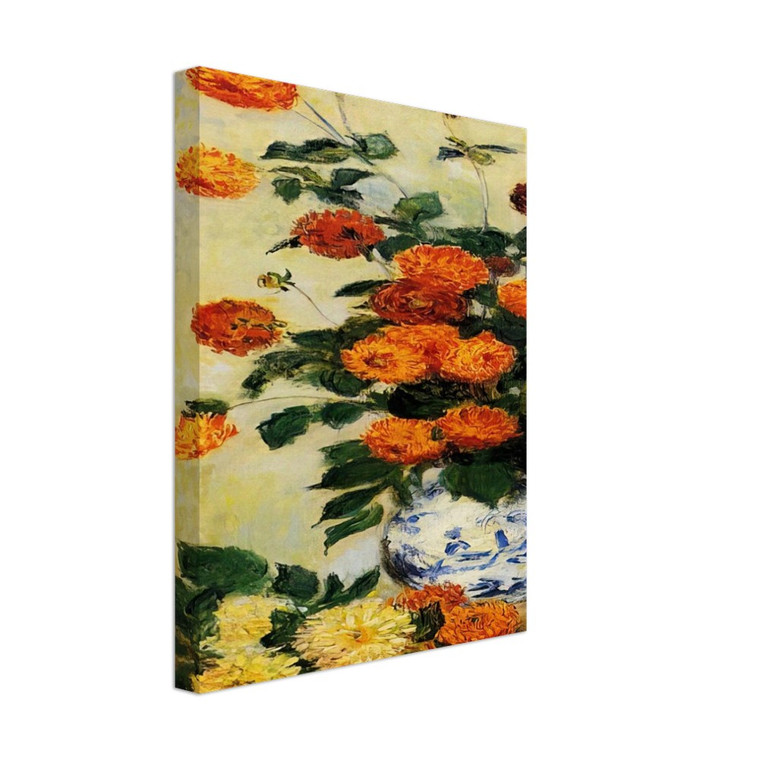 claude monet  Dahlias N1 Canvas