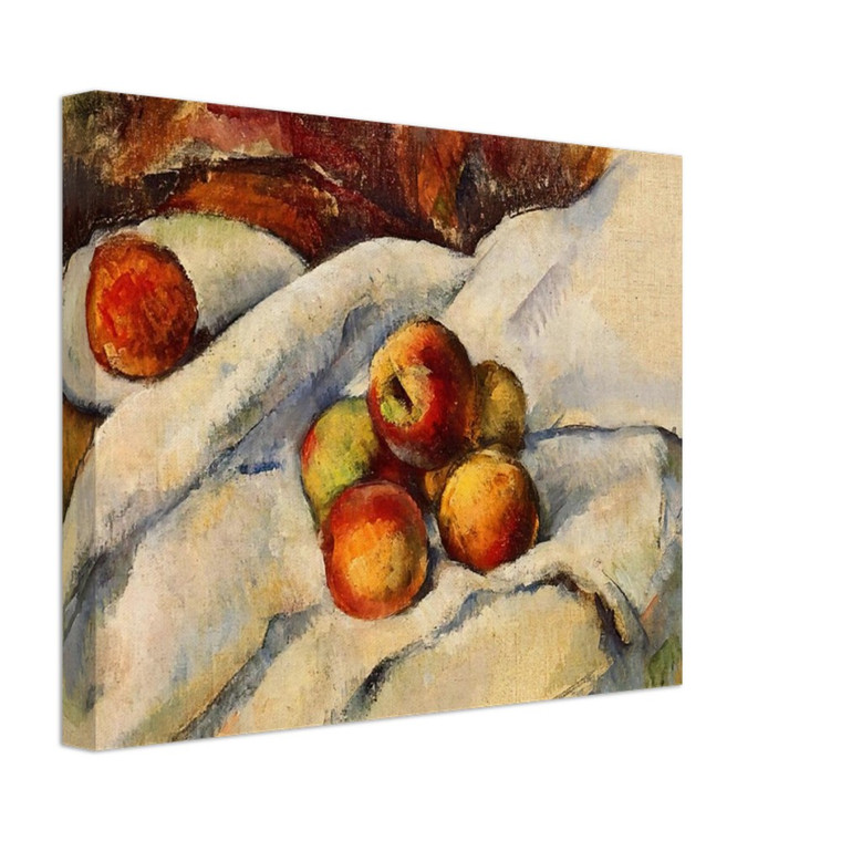 Paul Cezanne  Apples on a Sheet Canvas