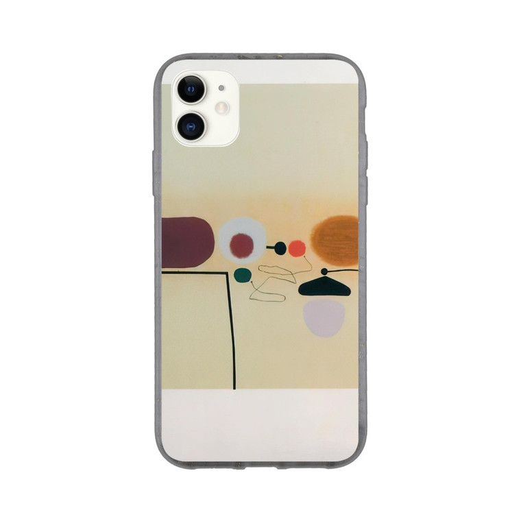 Victor Pasmore - COMPOSITE IMAGE ORANGE AND PINK Bio case