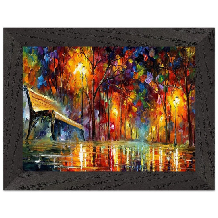 Leonid Afremov  Leonid Afremov N32 Premium Wooden Framed Art Print / Poster