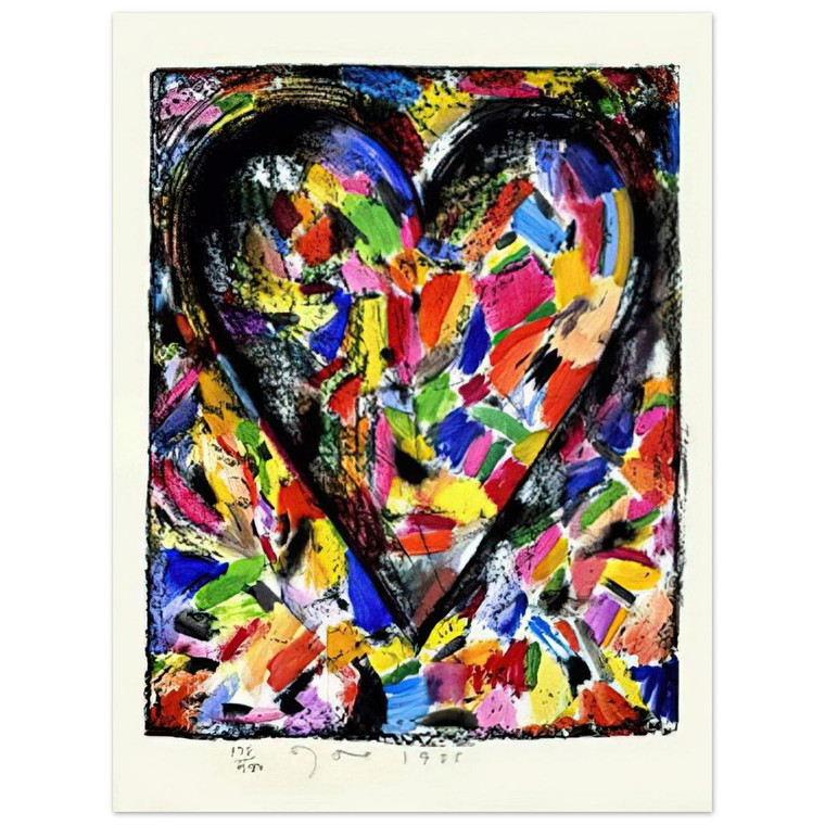 Jim Dine  CONFETTI HEART 1985 Aluminum Print