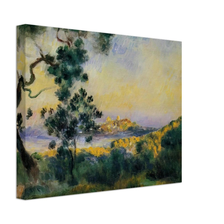PierreAuguste Renoir  View of Antibes Canvas