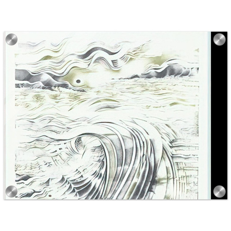 Lee Bontecou  AN UNTITLED PRINT 1982 Acrylic Print