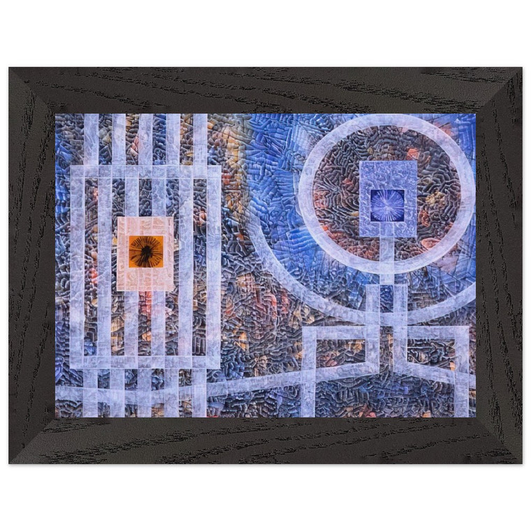 Jimmy Ernst  Exile  1974 Premium Wooden Framed Art Print / Poster