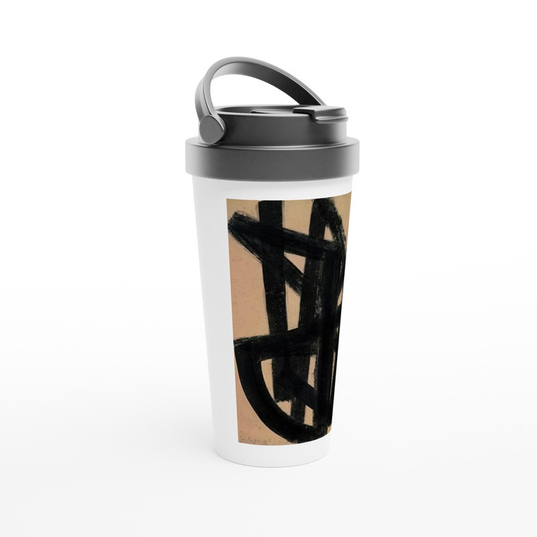 Pierre Soulages - Brou de noix 65 x 50 cm 1948 - 1948 Travel Mug