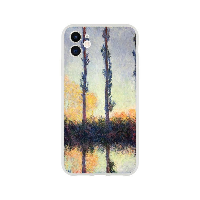 claude monet - Poplars Four Trees Flexi case