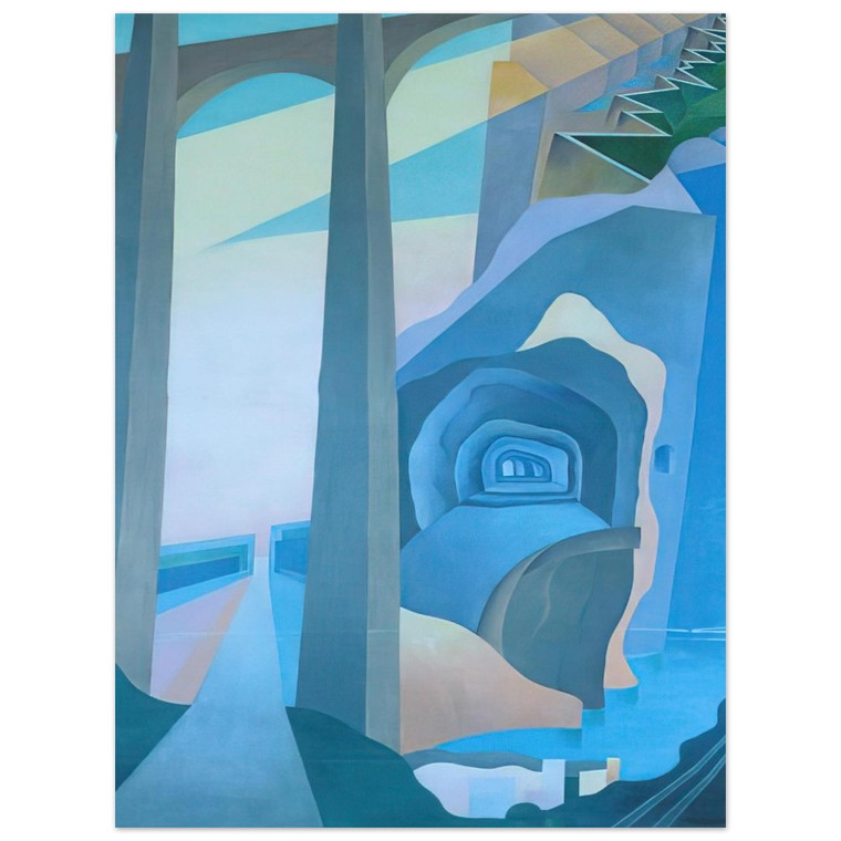 Benedetta Cappa Overland Comm Synthesis 1933 1934 Palermo Alum Print