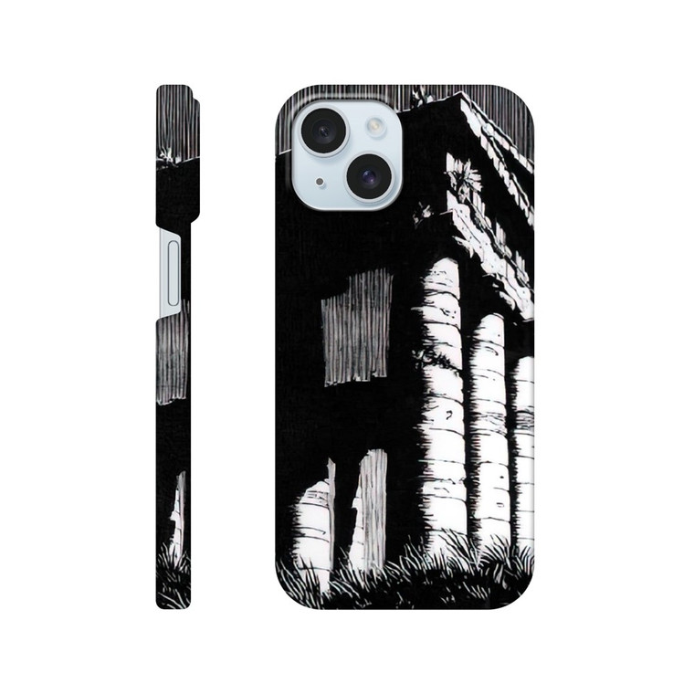 MC Escher - TEMPLE OF SEGESTE SICILY Slim case